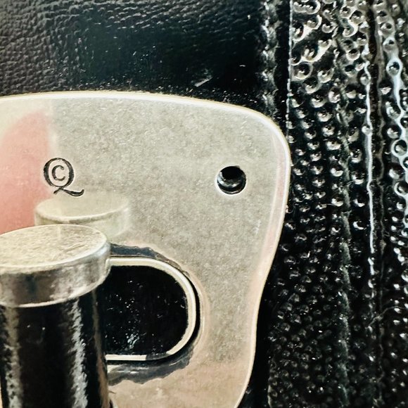 ALEXANDER MCQUEEN NOVAK PAISLEY PATENT LEATHER SATCHEL BAG LIMITED EDITION RARE - Picture 13 of 13